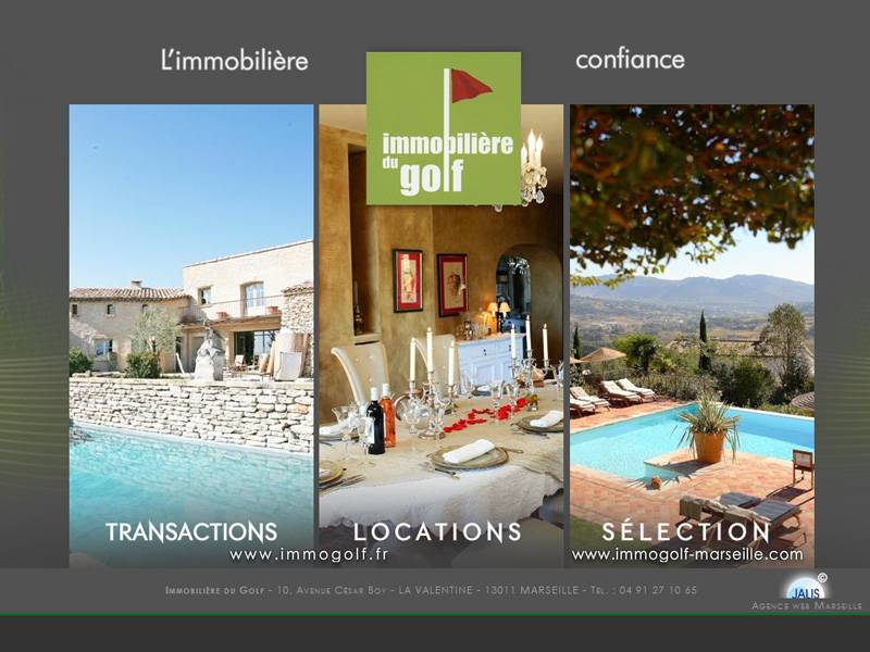 Agence immobilière Marseille La Valentine 13011 - Immobilière du Golf