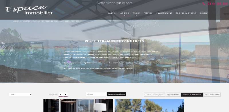 Vente immobilières Sanary