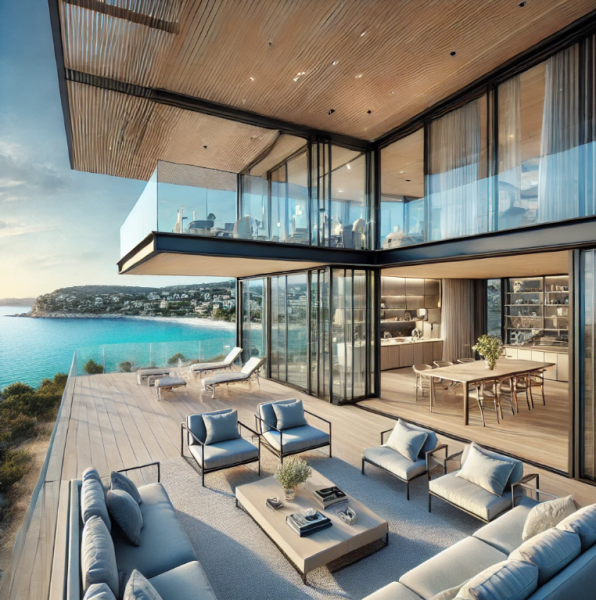 Penthouse avec terrasse et vue spectaculaire sur la Côte Bleue à Carry-le-Rouet – Élégance et exclusivité en bord de mer
